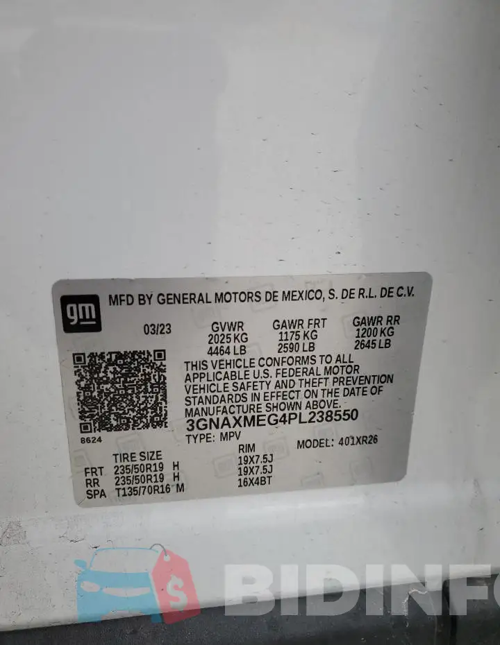 3GNAXMEG4PL238550 Photo# 14