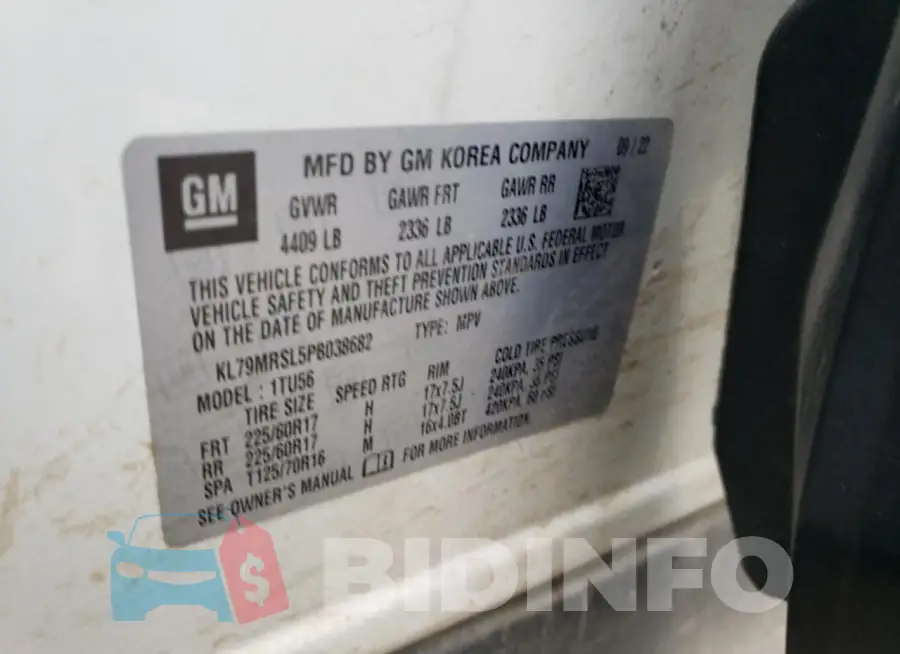 KL79MRSL5PB038682 Photo# 13