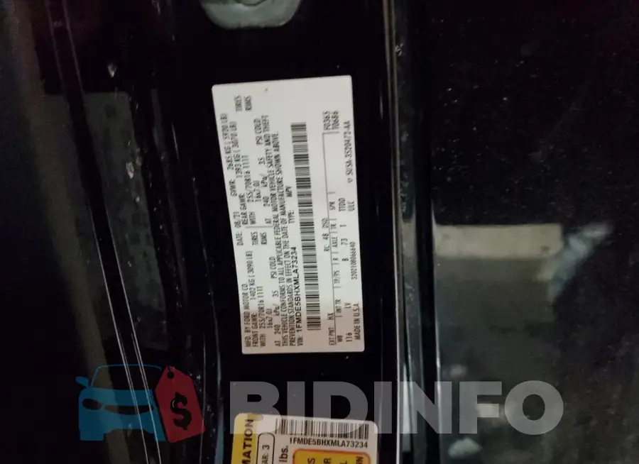 1FMDE5BHXMLA73234 Photo# 13