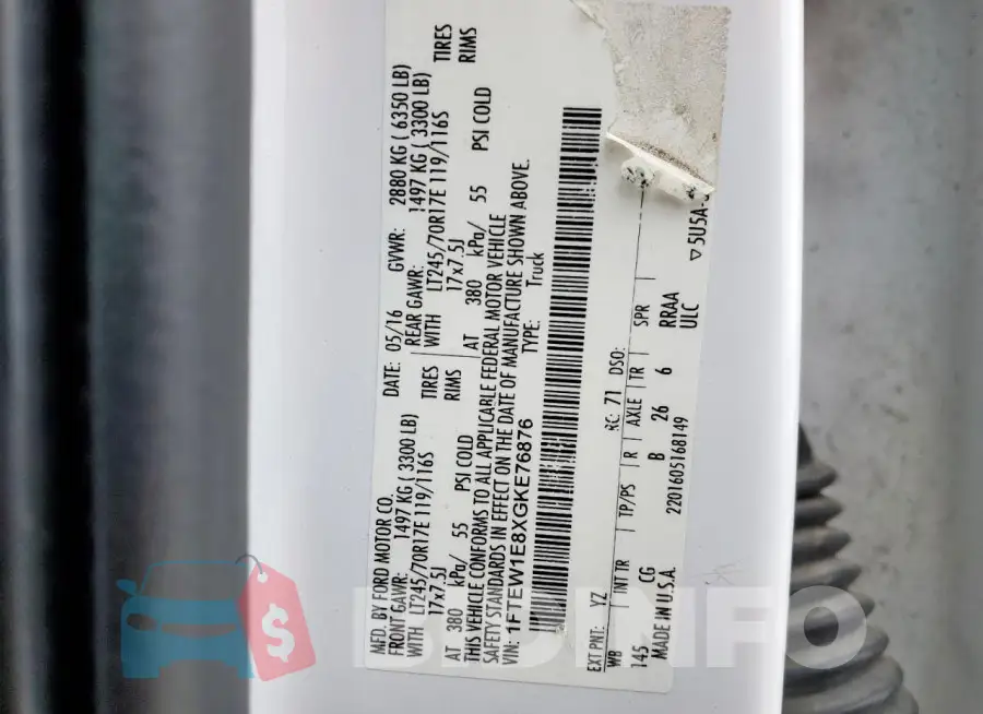 1FTEW1E8XGKE76876 Photo# 13