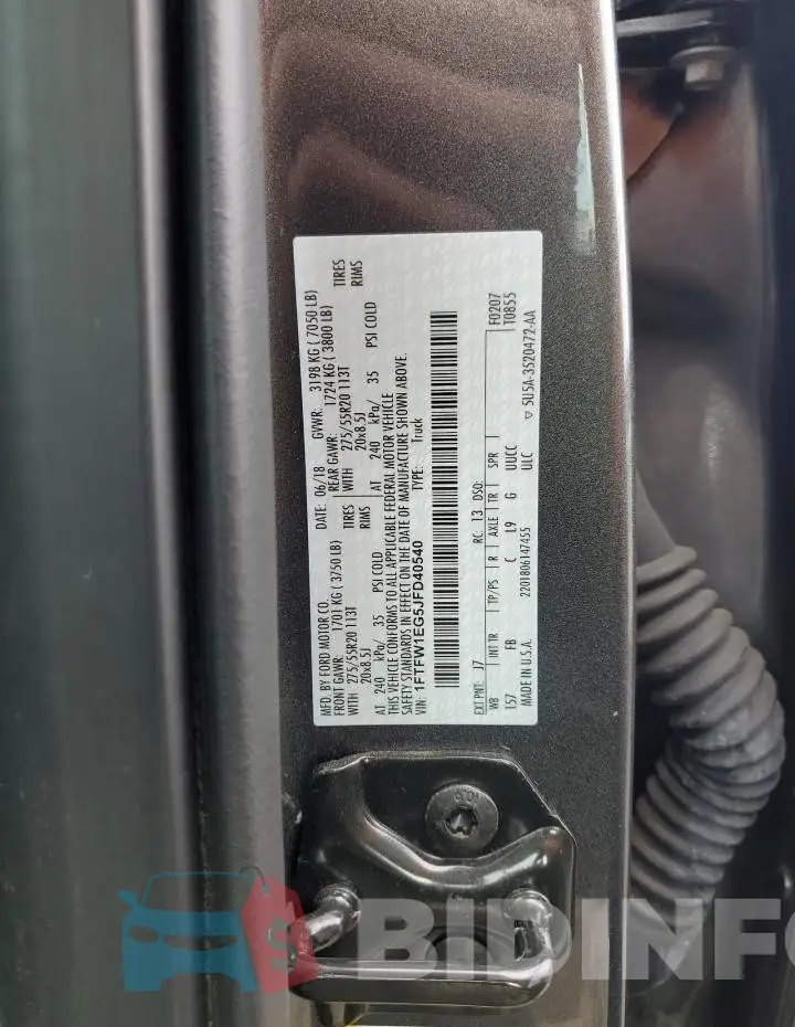 1FTFW1EG5JFD40540 Photo# 13
