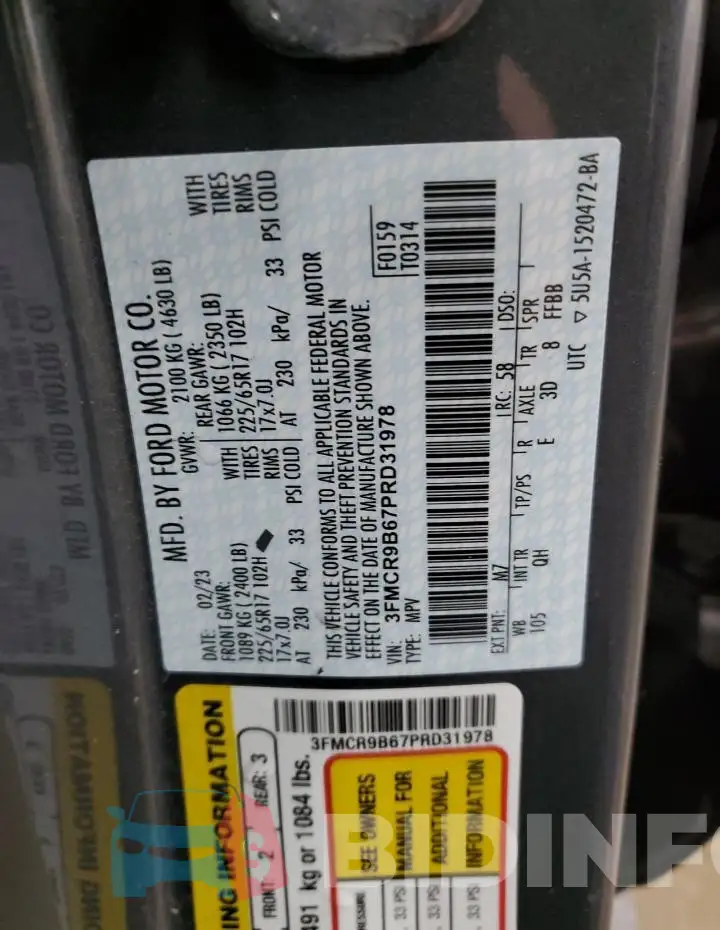 3FMCR9B67PRD31978 Photo# 12