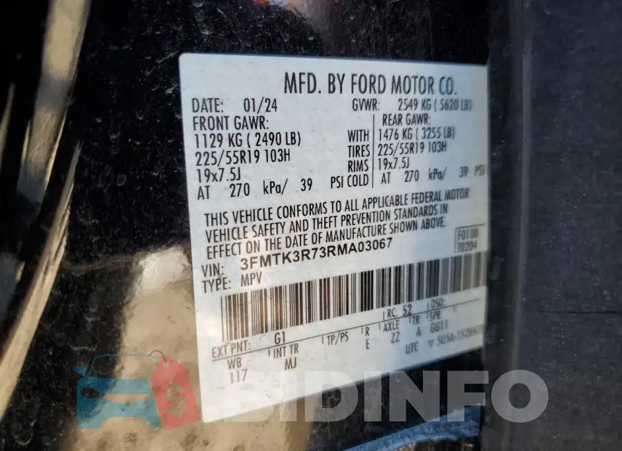 3FMTK3R73RMA03067 Photo# 14