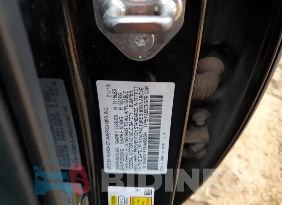 1HGCV1F35JA096064 Photo# 12