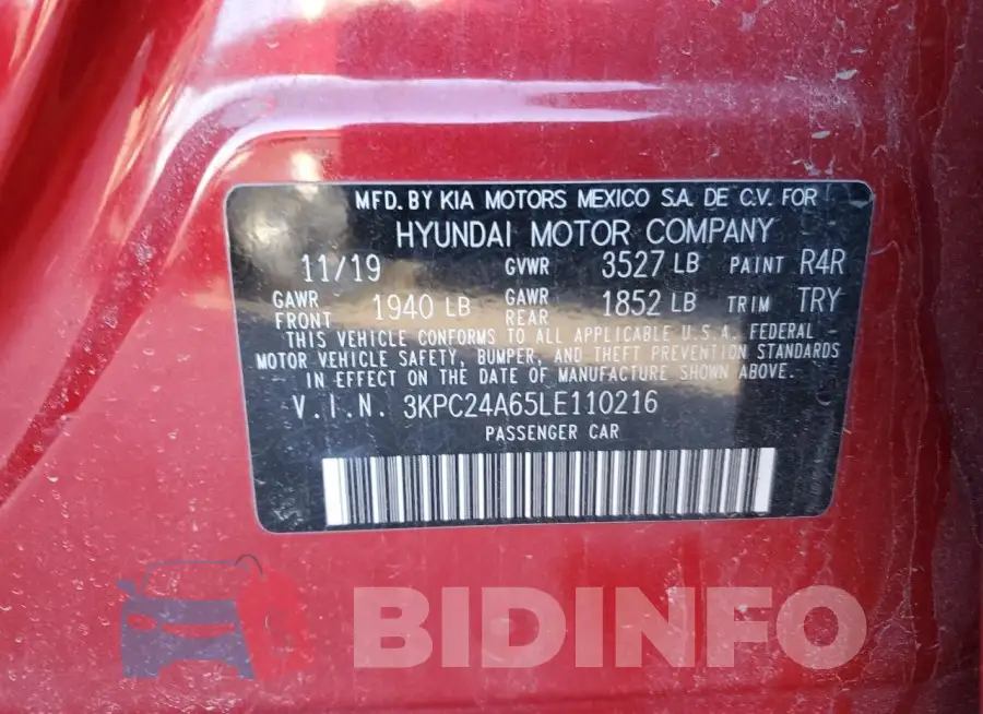3KPC24A65LE110216 Photo# 12