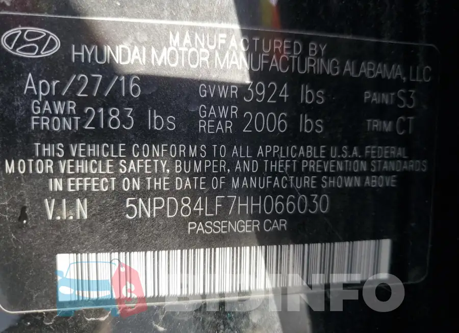 5NPD84LF7HH066030 Photo# 12