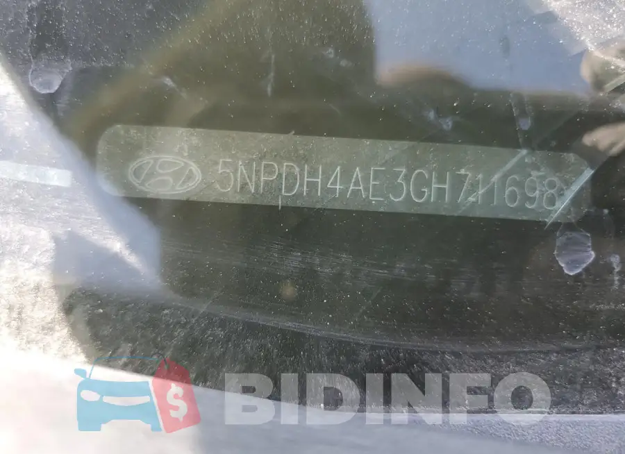 5NPDH4AE3GH711698 Photo# 12