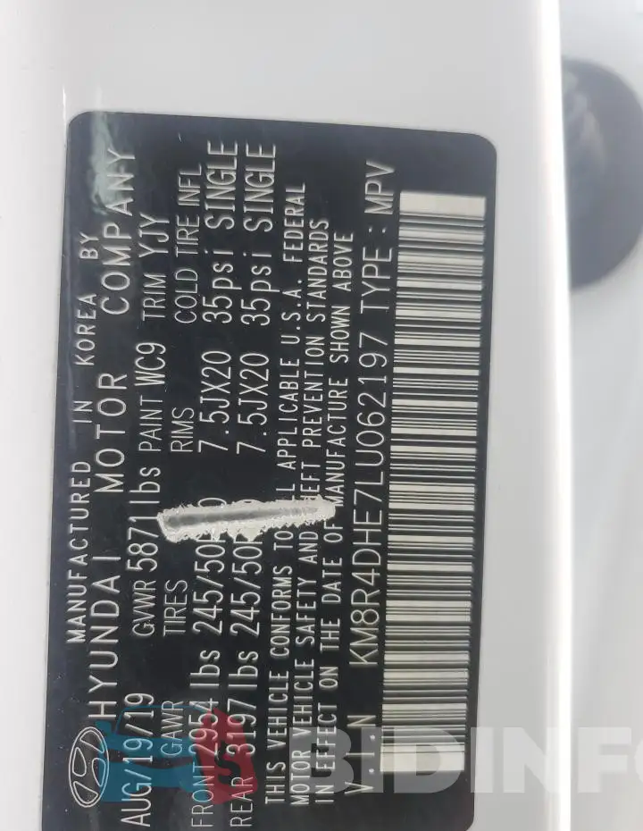 KM8R4DHE7LU062197 Photo# 13