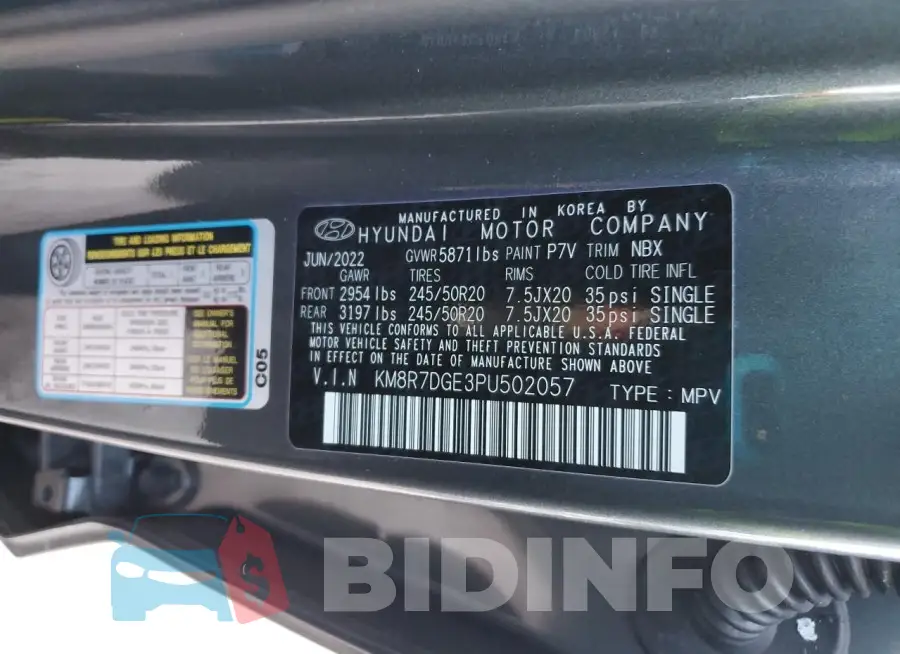 KM8R7DGE3PU502057 Photo# 14