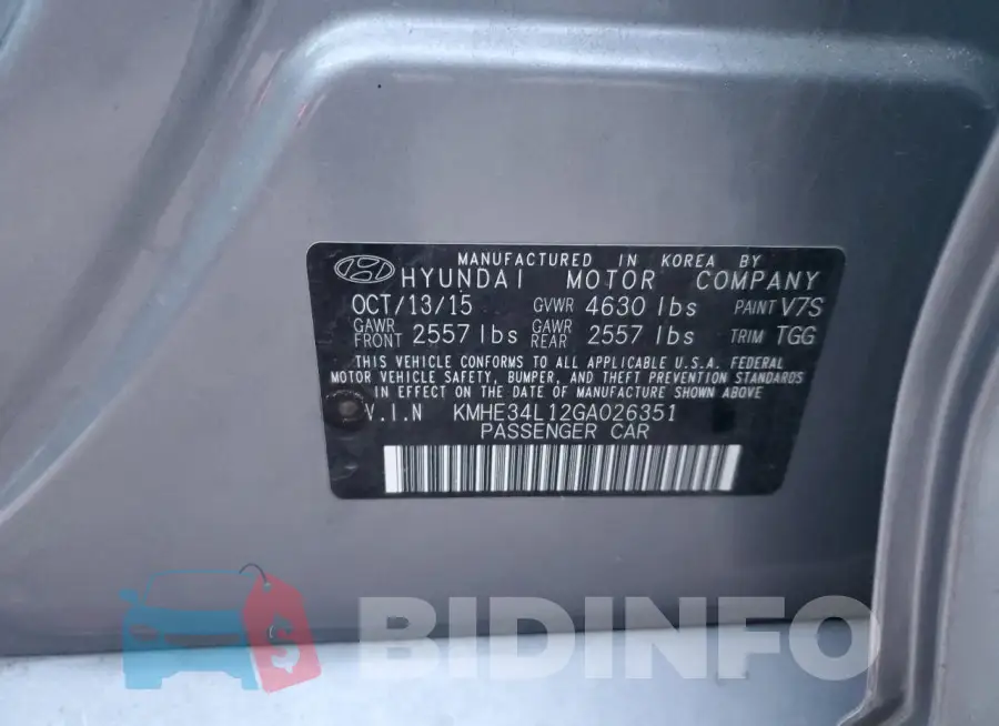 KMHE34L12GA026351 Photo# 12