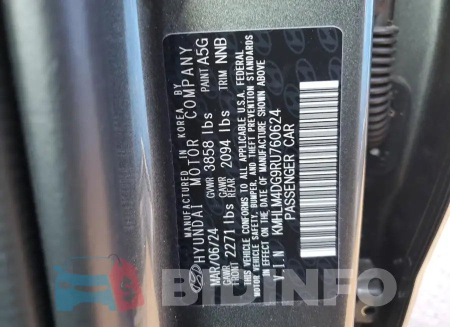 KMHLM4DG9RU760624 Photo# 12