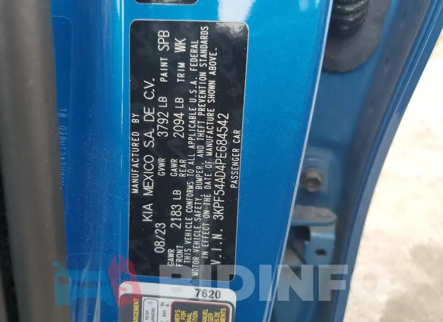 3KPF54AD4PE684542 Photo# 13