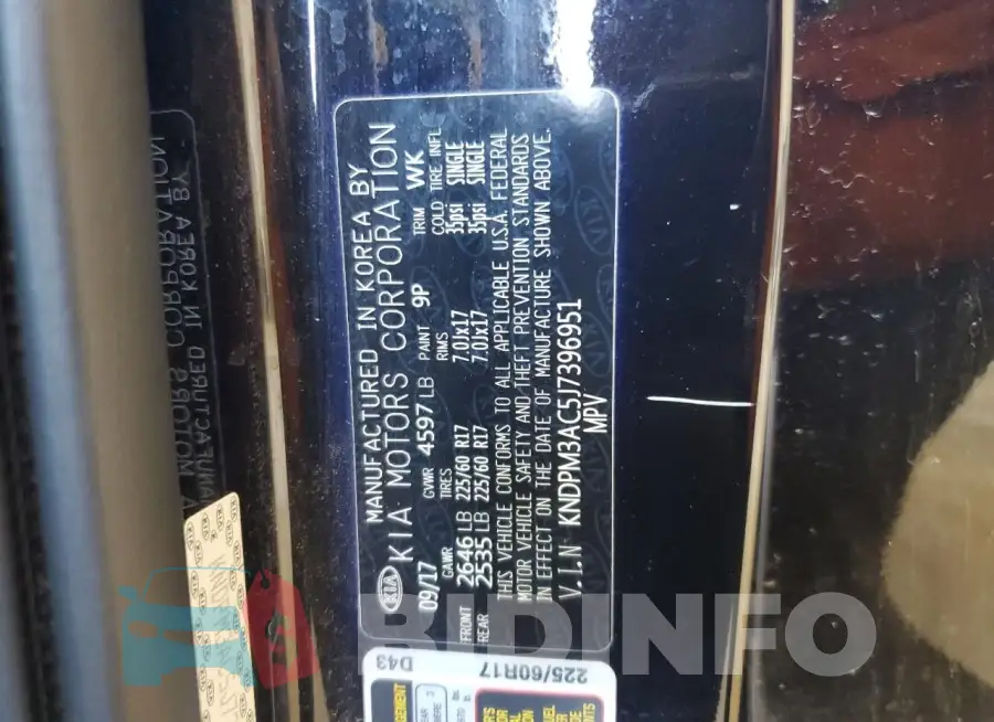 KNDPM3AC5J7396951 Photo# 13