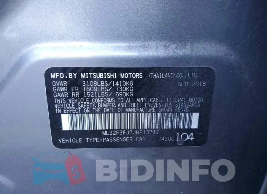ML32F3FJ7JHF13747 Photo# 12