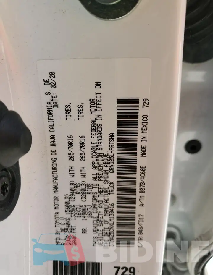 3TMAZ5CNXLM130416 Photo# 12