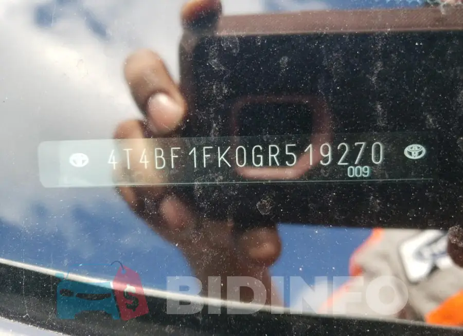 4T4BF1FK0GR519270 Photo# 12