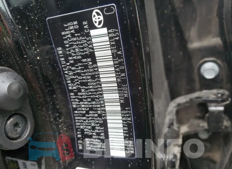 5YFB4MDEXRP221649 Photo# 12