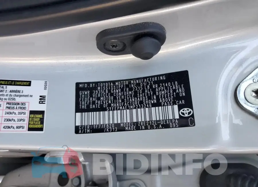 5YFEPMAE1MP213246 Photo# 12