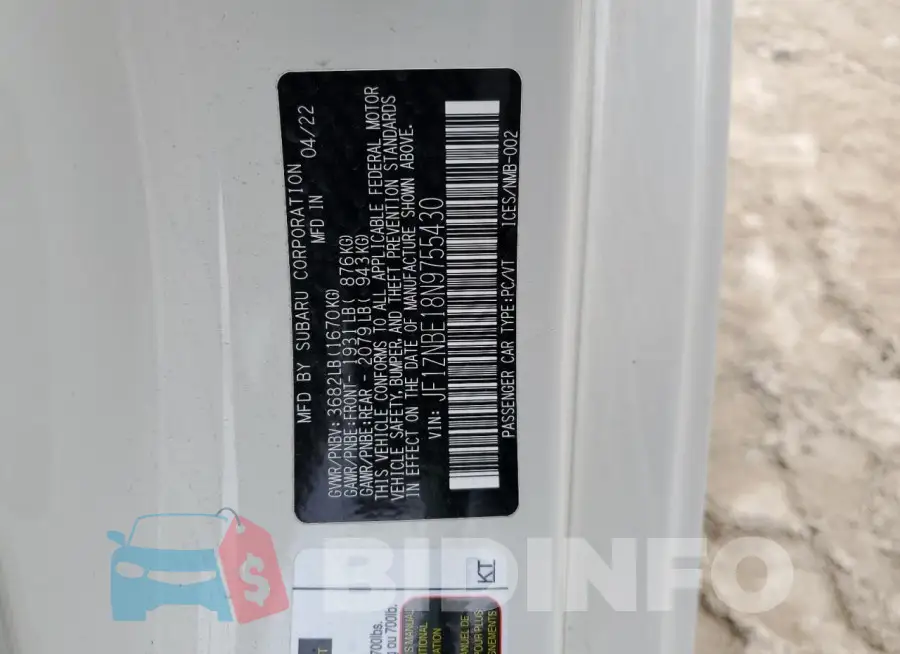 JF1ZNBE18N9755430 Photo# 12