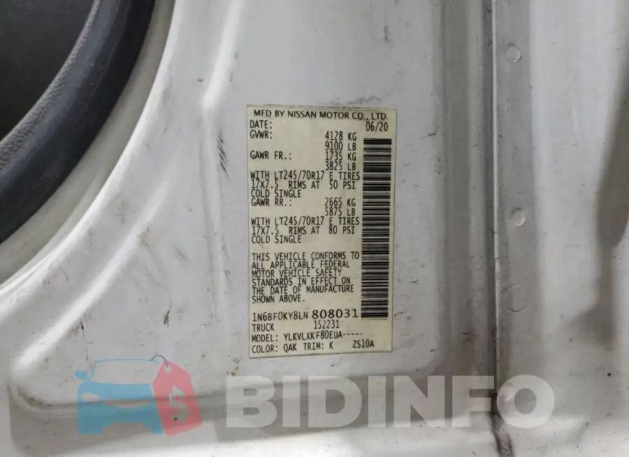 1N6BF0KY8LN808031 Photo# 13