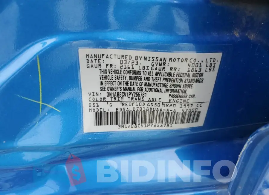 3N1AB8CV1PY255781 Photo# 12