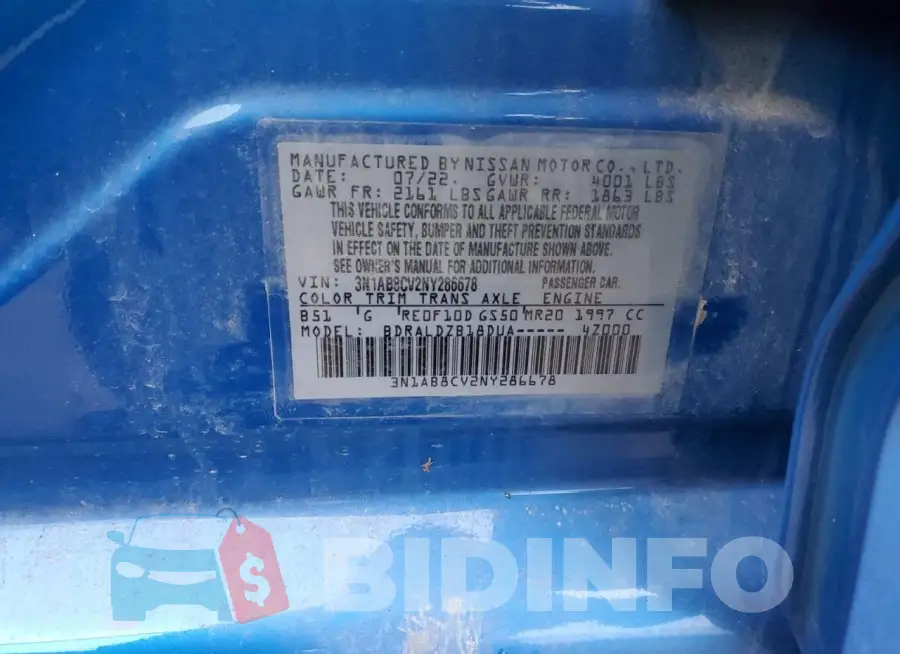 3N1AB8CV2NY286678 Photo# 12