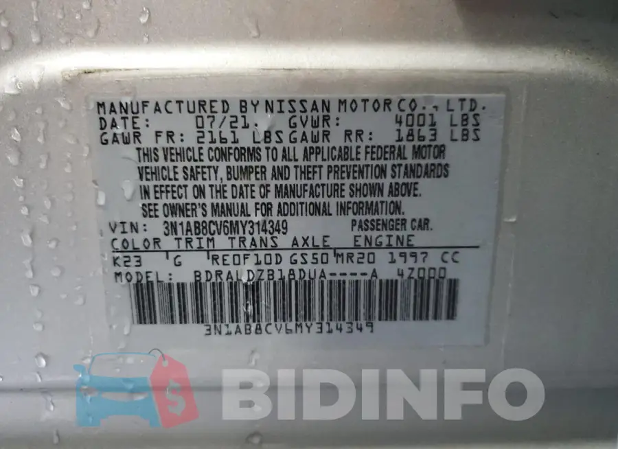3N1AB8CV6MY314349 Photo# 13