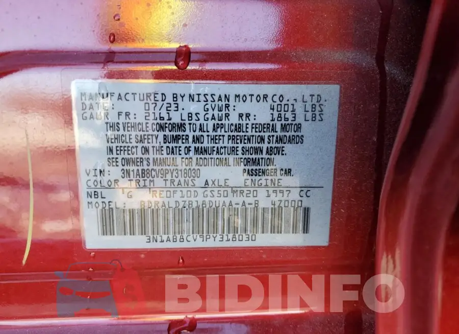 3N1AB8CV9PY318030 Photo# 13