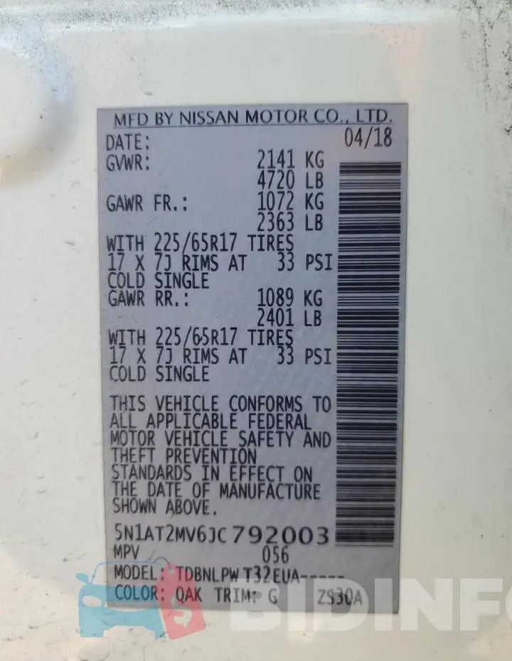 5N1AT2MV6JC792003 Photo# 13
