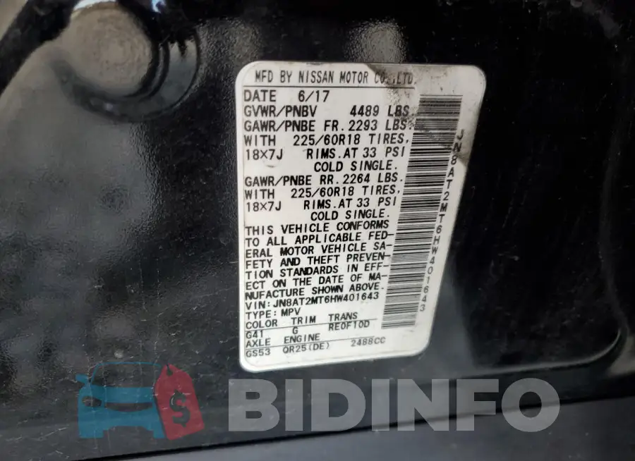 JN8AT2MT6HW401643 Photo# 13