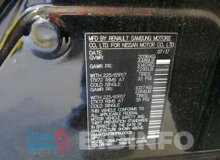KNMAT2MT8HP603003 Photo# 13