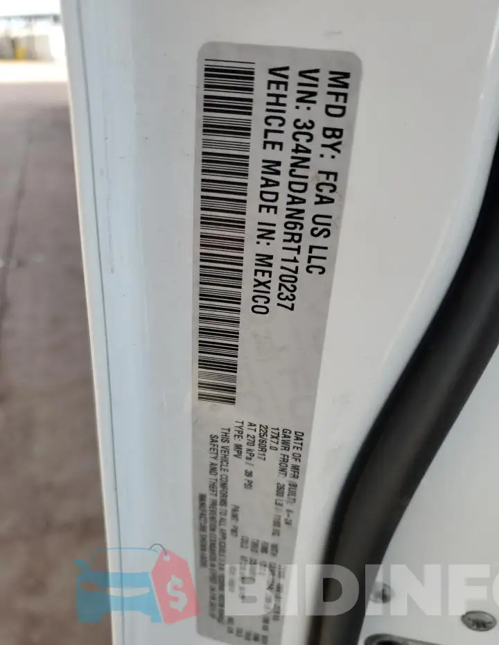 3C4NJDAN6RT170237 Photo# 13