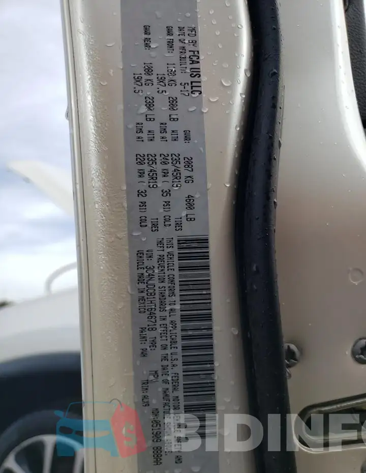 3C4NJDCB1HT646718 Photo# 12