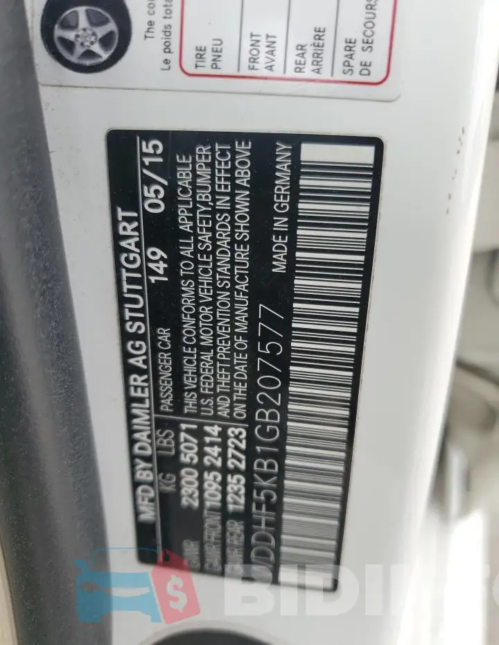 WDDHF5KB1GB207577 Photo# 12