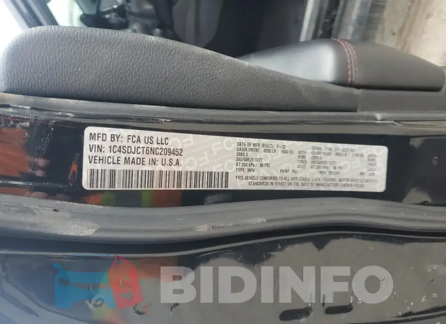 1C4SDJCT6NC209452 Photo# 13