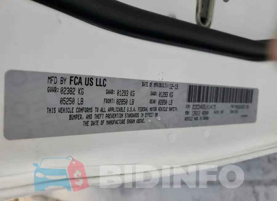 2C3CDXAG5LH114179 Photo# 12