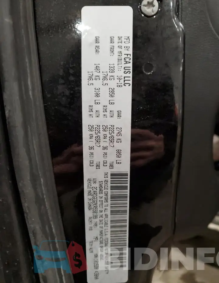 2C4RDGEG2KR558189 Photo# 13