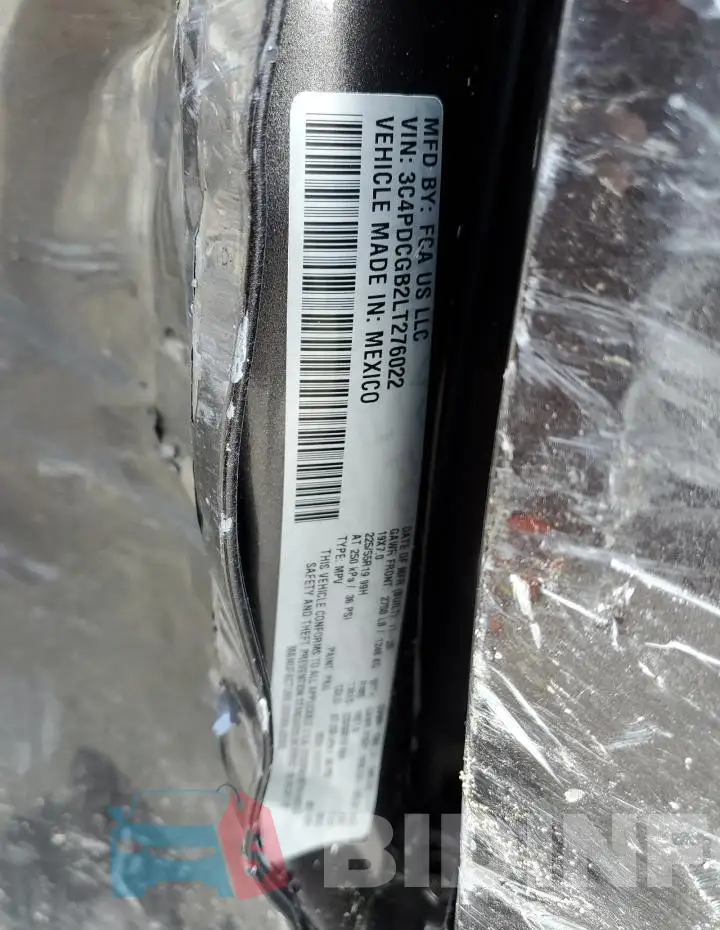 3C4PDCGB2LT276022 Photo# 13