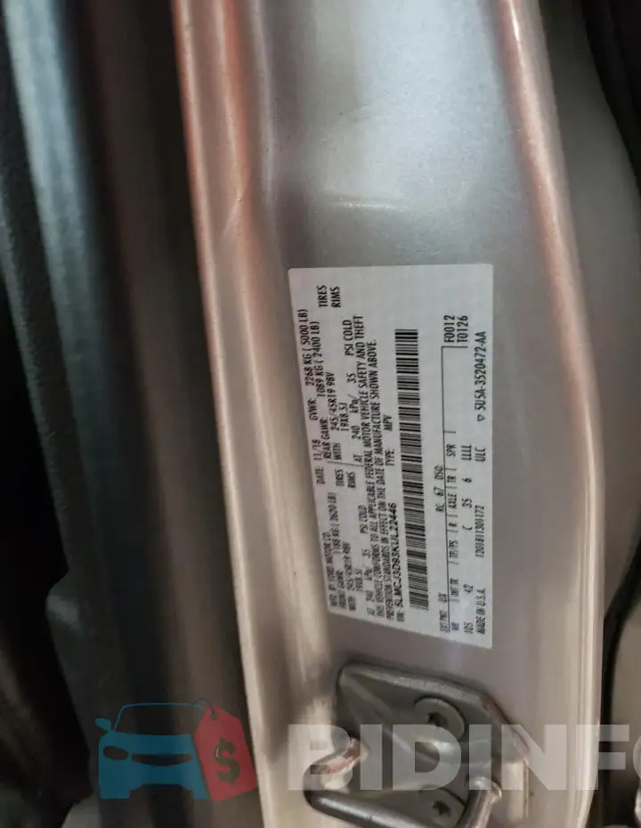 5LMCJ3D93KUL22446 Photo# 13