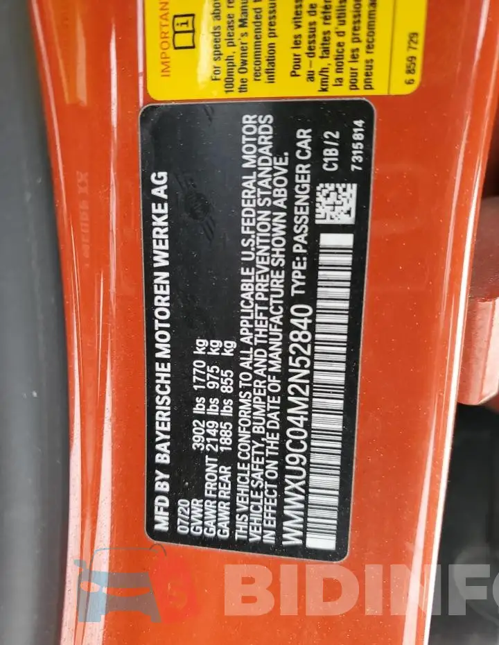 WMWXU9C04M2N52840 Photo# 12