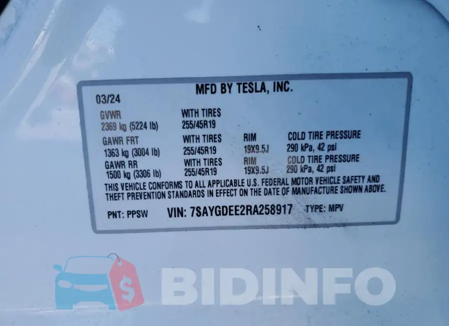 7SAYGDEE2RA258917 Photo# 13