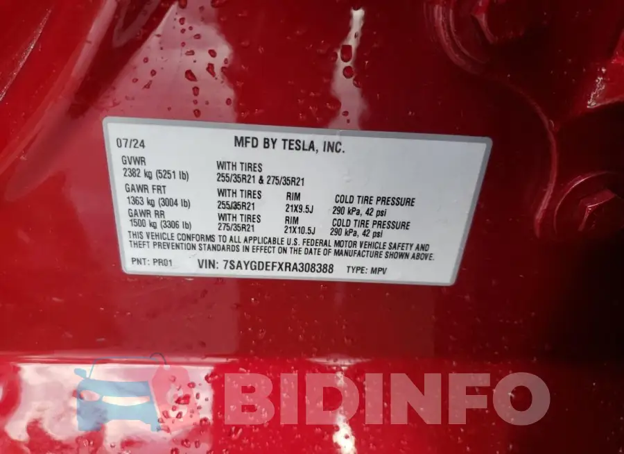 7SAYGDEFXRA308388 Photo# 13