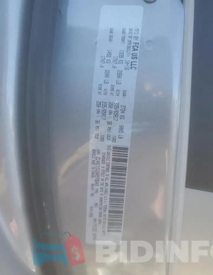 2C4RC1DG3HR578249 Photo# 13
