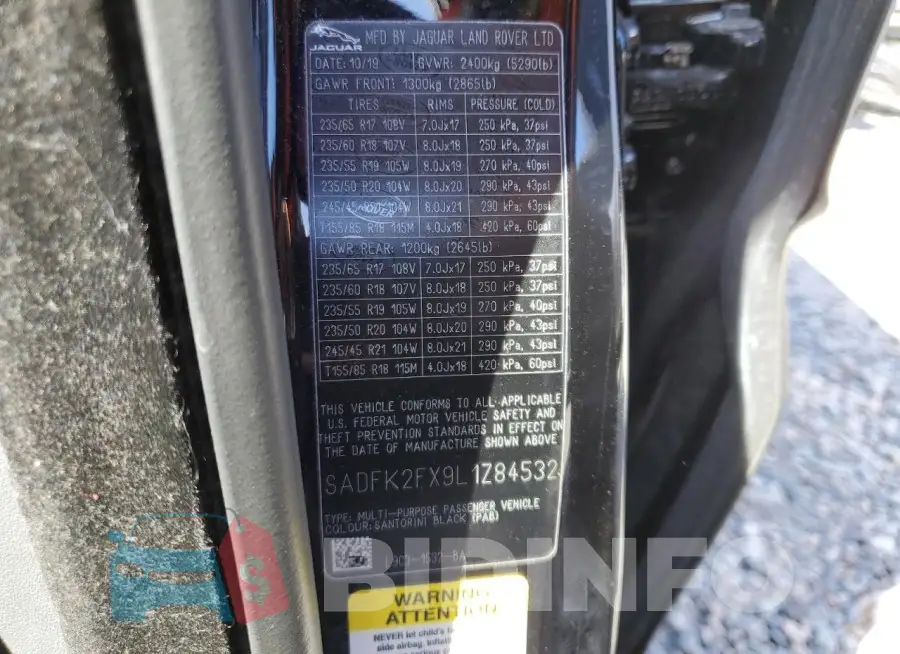 SADFK2FX9L1Z84532 Photo# 13