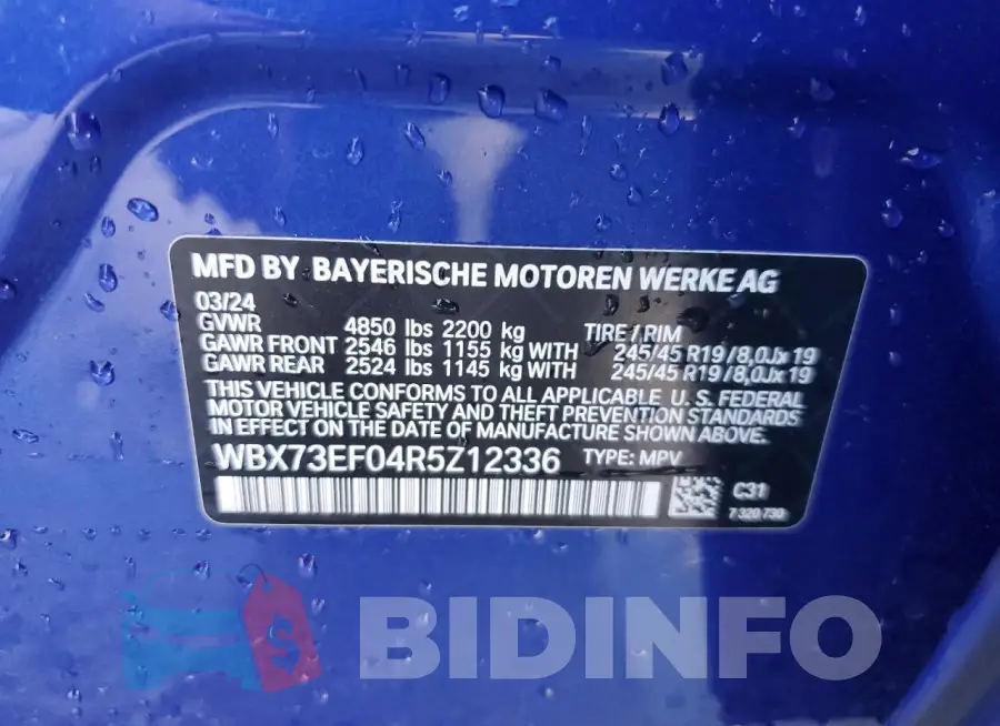 WBX73EF04R5Z12336 Photo# 13