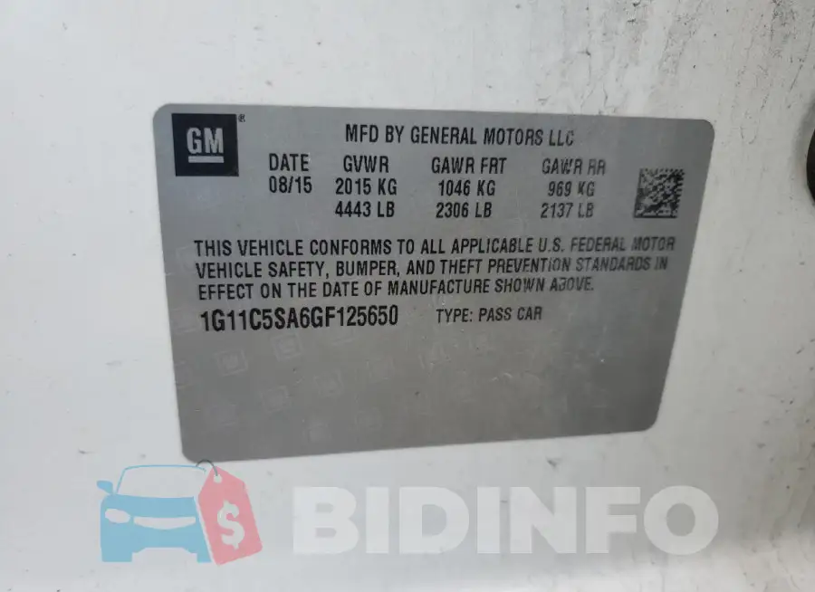 1G11C5SA6GF125650 Photo# 12