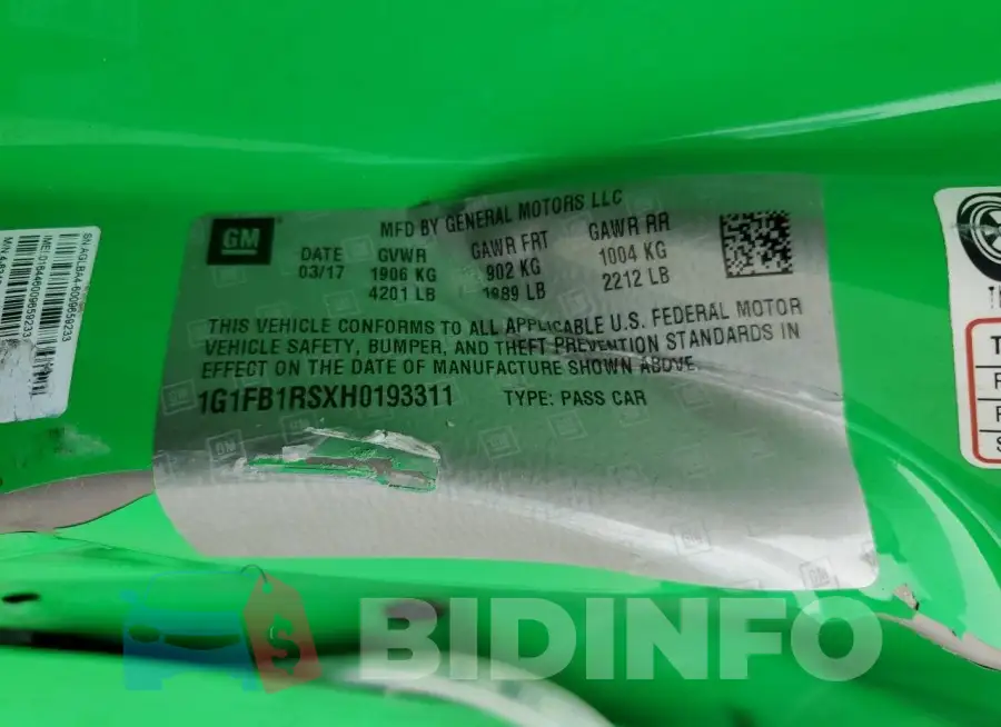 1G1FB1RSXH0193311 Photo# 12