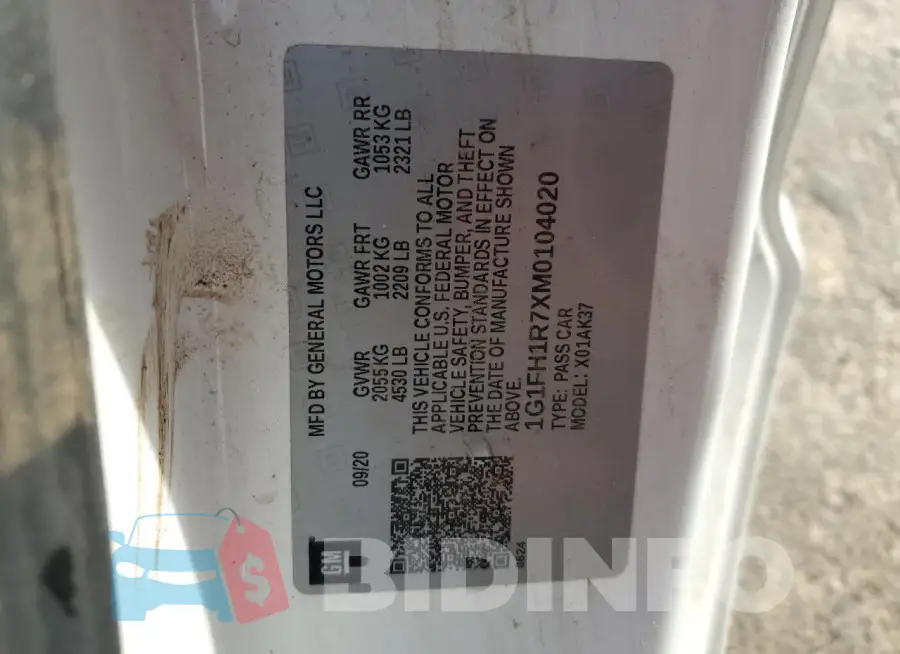 1G1FH1R7XM0104020 Photo# 12