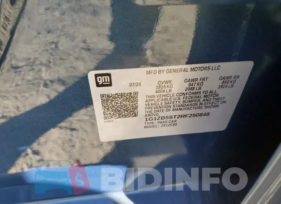 1G1ZB5ST2RF250848 Photo# 12