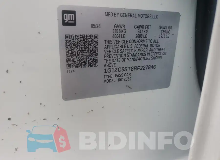 1G1ZC5ST8RF227846 Photo# 12